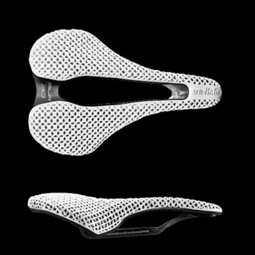 SELLE_ITALIA Kit Unisex Adult Selle SLR Boost 3D Carbonio Superflow-White Edition-S3, Nero, Taglia unica
