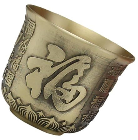 MUCKLILY Coppa Di Rame Per Offerte Decorazione Da Tazza Di Rame Squisita in Piccolo Oggetto Decorativo Per Scrivania Materiale Resistente Per Uso Prolungato Per Regalo in Qualsiasi Speciale