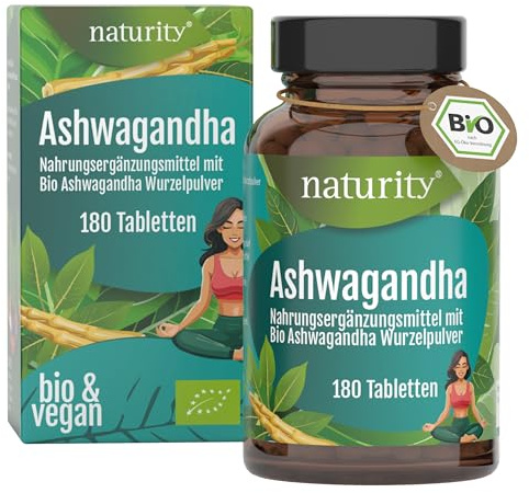 NATURITY Ashwagandha Tabletten - Bio | Ashwagandha