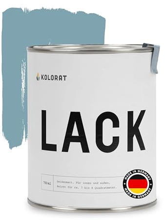 Kolorat® Möbelfarbe Petrol 750ml für Innen & Außen | Made in Germany | Hochdeckend, wasserbasiert, geruchsarm, für Holz Metall & Kunststoff, kinderfreundlich nach DIN EN 71-3 vielseitig einsetzbar