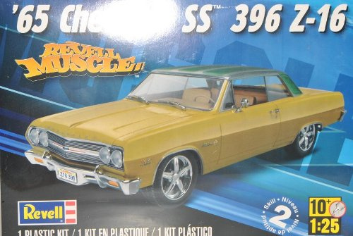 Revell Chevrolet Chevy Chevelle SS396 Z-16 1965 Coupe Gelb 85-4055 Bausatz Kit 1/25 1/24 Modell Auto