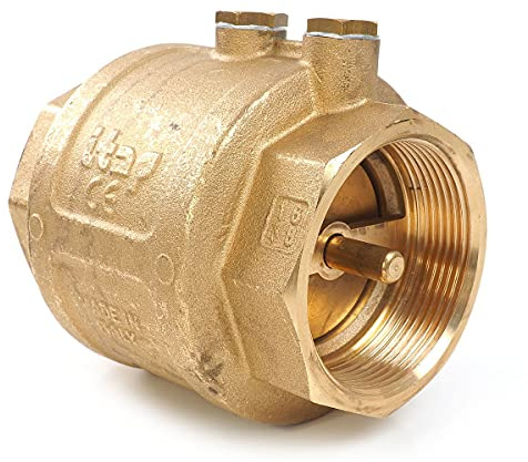 Messingrückschlagventil mit Entleerung, Innengewinde 1/2 (20,96 mm)