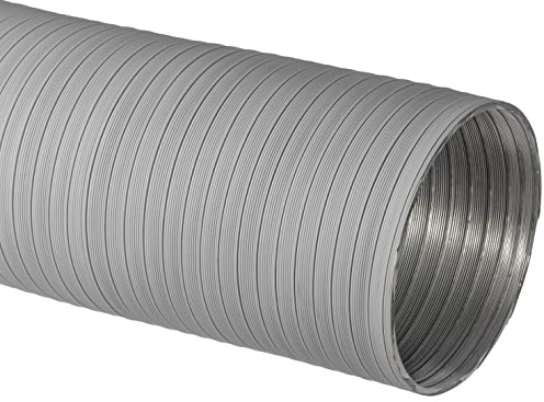 Ø 120mm / 1.5m Weiß Aluminium Flexschlauch - Alu Flexrohr Schlauch Lüftungsschlauch Lüftungsrohr Abluftschlauch