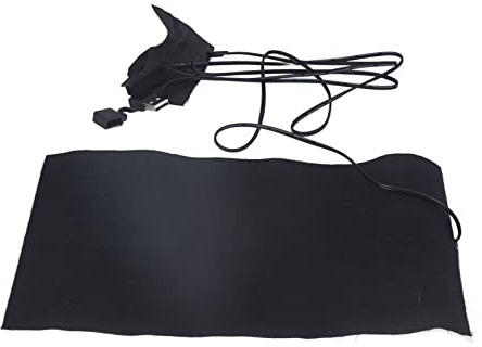 Elektrisches USB-Heizkissen für Kleidung, wasserdichte Weste mit 3 Geschwindigkeiten, Heizfolie, Heizkissen aus Kohlefaser, Westenwärmer für Winterkleidung
