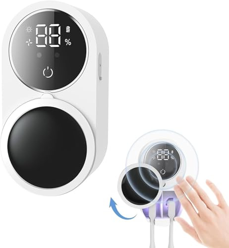 UV-Zahnbürsten-Desinfektionsmittel, Elektrischer Zahnbürsten Sterilisator Organizer, Badezimmer-Zahnbürstenhalter zur Wandmontage für Reisen und den Familiengebrauch (A)