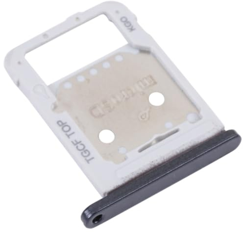 Kompatibel mit Samsung Galaxy Tab S7 FE T736 Wagen Einschub Adapter Slot Slot Halter für SIM-Karte + Micro-SD-Speicherfach (schwarz)