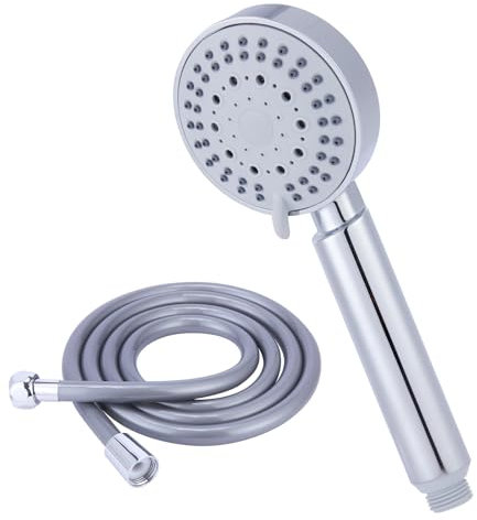 ADV HOME. Alcachofa de Ducha + Manguera de Ducha 1,75 mt - Ducha alcachofa - Alcachofa Ducha con Manguera - Cabezal Ducha Alta Presion - Alcachofa Ducha Alta Presion - Grifo de ducha - Chuveiro Ducha