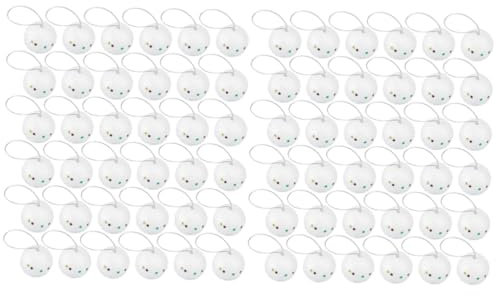 OUNONA 72stücke Weihnachtsbaum Schneekugel Set Dekorative Schneelandschaft Kugeln Für Weihnachtsdeko Festliche Atmosphäre Für Tischdekoration Und Bastelprojekte