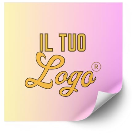 ARTEMISIA SERVICE 100 Adesivi Personalizzati in Vinile PVC Quadrati – Misure Selezionabili 3–10 cm – Impermeabili, Resistenti ai Graffi – Etichette per Packaging, Regali, Laptop, Borracce