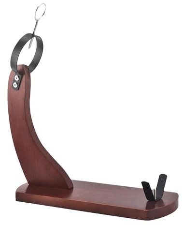 Wooden Ham Carving Rack - Ham Stand with Non-Slip Pad | Stable Sturdy Wood Board Ham Stand | Stable Kitchen Stand | Ham Rack for Slicing | Ham Holder for Home & Restaurant | Ham Carving Rack