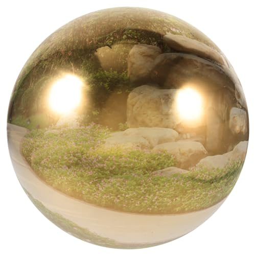 MOBUTOFU Edelstahl Garten Dekokugel Großer Glänzender Hohlball Für Outdoor-Dekoration Robust Spiegelnde Oberfläche Für Garten Und Teich
