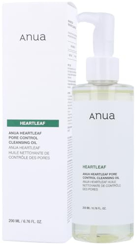 Anua Heartleaf Pore Control - Aceite de limpieza (200 ml)