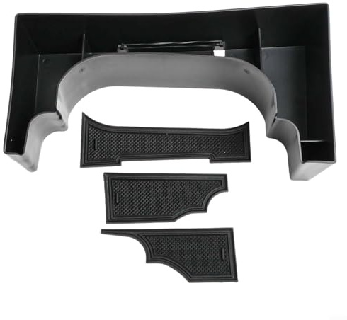 ZiStarlilife Per Hyundai Per Kona SX2 2024+Controllo Centrale Auto Bracciolo Box Contenitore Vassoio Contenitore Vassoio Materiale ABS Compatibile con Timone Mano Sinistra