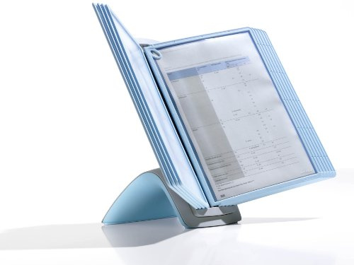 Durable Sichttafelsystem antibakteriell, Tischständer mit 10 Tafeln A4, 591200