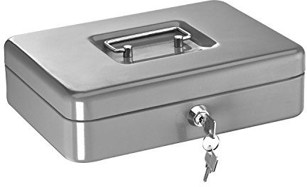 ALCO-Albert 842-36 Geldkassette, 250 x 170 x 75 mm, silber