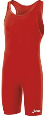 ASICS Men's Solid Modified Singlet, Red, 3X-Large