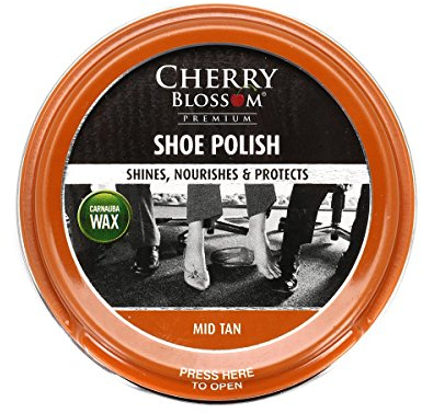 Cherry Blossom Traditional polish 50ml tins for smooth leather Shoes Boots