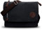 CHEREEKI Borsa a tracolla, borsa a tracolla, borsa in tela per uomo o donna, ideale per lavoro, studenti e viaggi (adatta per laptop da 13,3 pollici), nero, M, nero, M, Tracolla