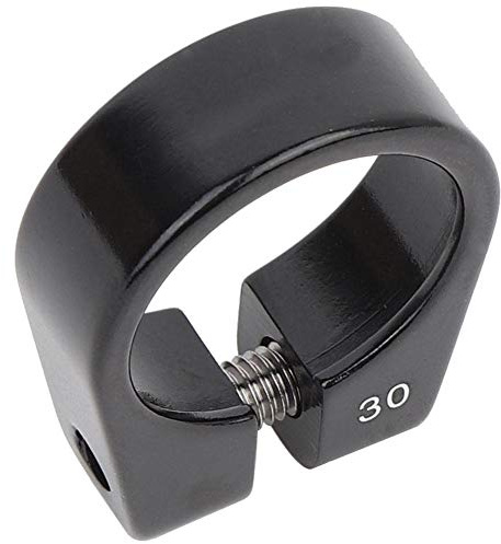 Keenso 30 mm Fahrrad Sattelstützenklemme, Aluminiumlegierung Fahrrad Sattelklemme Fahrrad Schnellspanner Sattelstützenklemme