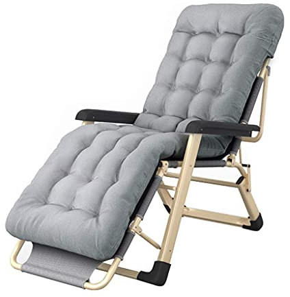 ZXQZ Liegestuhl Campingstuhl Klappstuhl, Sonnenliege mit Kissen, Ersatz-Entspannungskissen Classic Garden Patio Recliner, für Travel Holiday Garden Klappbar Liegestuhl (Color : Style2)