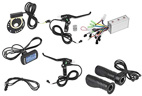 Folany Kit de conversión de Bicicleta eléctrica, Kit eléctrico de Bicicleta de 36 V / 48 V 250 W / 350 W, Kit de conversión eléctrica de Refuerzo, Juego de Controlador de Motor(36V / 48V 250W / 350W)