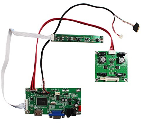 VSDISPLAY VGA Tablero Controlador para LM270WQ1-SDE3 | 27 Pulgadas 2560x1440 2K 36 Pin EDP Pantalla LCD