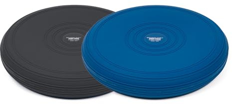 Sport-Thieme Balance-Kissen Gymfit 36 | Aktives Sitzen bei Rückenbeschwerden | Fitness, Gymnastik, Therapie | Glatte Oberfläche | Luftdruck regulierbar | Durchmesser 36 cm