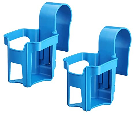 XQMMGO 2 Stück Pool Getränkehalter aus Kunststoff,Multifunktionaler Poolzubehör,Getränkehalter Für Schwimmbäder Passend für die meisten Schwimmbäder(Blau)