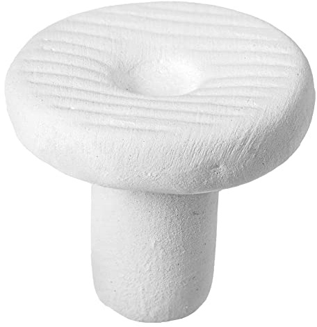 Korallen Ablegersteine 21 mm rund - für Korallenableger myReef Meerwasser | 12 Keramik Frag Plugs, mit Vertiefung, für Frag Racks & Korallenableger, Korallenzucht, Korallen züchten, Meerwasseraquarium