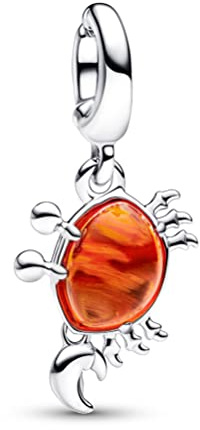 PANDORA. Charm Ciondolo Sebastian il Granchio della Sirenetta 792694C01.