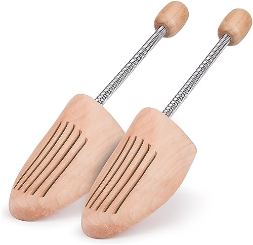 SULPO 1 Paar Holz Schuhspanner - Schuhe Weiten - Knickschutz für schuhe - Schuhweiter - Schuh Knickschutz - Schuhstrecker - Schuhspanner für Damen und Herren