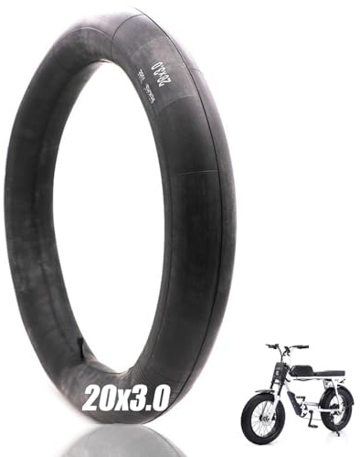 BaiWon Fahrradschlauch 20x3.0 - Fat Bike Schlauch 20x3, hochwertiger Schwerer Butyl-Schlauch Mit geradem Schrader-Ventil AV 33mm für Fatbike, Mountainbike, Elektrofahrräder