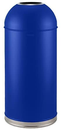 Suuim Bote de Basura para Exteriores Bote de Basura Grande Bote de Basura de Acero Inoxidable para Exteriores con Cubo Interior extraíble, Contenedor de Basura Comercial con Tapa Abierta, 48L/