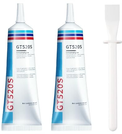 LFCFBH 2PCS Waterproof Fabric Glue for Clothes, Craft Glue, Machine Washable Dry Clean (30Ml)