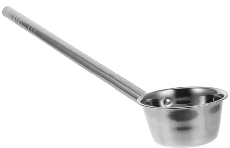 HEALLILY Mestolo Grande Per Acqua Acciaio Resistente Manico Esteso Per Comfort Capacità Ampia Per Giardinaggio Per Fiori e Verdure