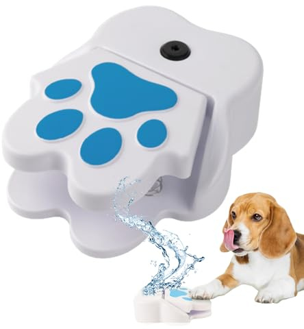Celuicion Fuente para perros, dispensador de agua para cachorros – Vaso activado con patas para jardín