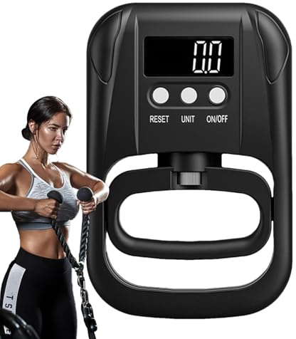 Jauge de préhension manuelle numérique : compteur de force électronique, unité de test de force, entraînement musculaire ergonomique | Entraîneur de préhension fiable pour l'entraînement des étudiants