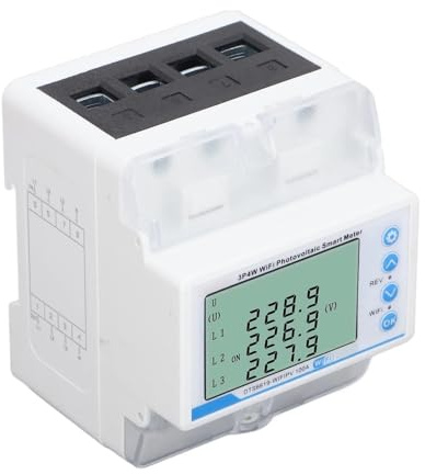Contatore Di Energia Intelligente WiFi Fotovoltaico Multifunzione 60‑300 V 100 A Visualizzazione Chiara Con Retroilluminazione Facile Da Usare E Sicuro