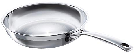 Le Creuset Evolution Sartén alta, Acero inoxidable 3-ply, Sin revestimiento, diámetro 24 cm, 96200224001100