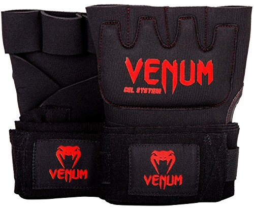 Venum Kontact Gel handbandage, svart/röd, unik