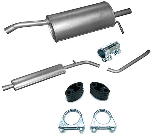 Auspuff MITTELSCHALLDÄMPFER ENDSCHALLDÄMPFER + Montagezubehör für im Artikelbeschreibung angegebene Modell
