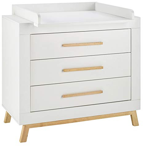 Schardt Wickelkommode Miami White 109 cm breit weiß geölt