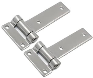 Aiyomi Industrie Schwerlast-Scharniere Türscharniere 180 Grad Verdickt T-Band-Scharnier Klappbares Scharnier 304 Edelstahl Scharnier (2 Stück)
