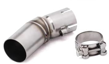 NVNZMFPPW Ligne D'échappement 450SR Modifiée en Acier Inoxydable, Section Centrale pour CFMOTO 450SR 450 SR (années 2022-2023) Silencieux d'échappement