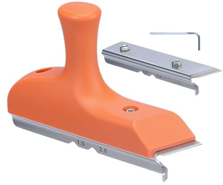 Mxshc Tagliaborda - Pialla Manuale per Bordo per Sbavatura | Pialla Manuale di Precisione per Rifilatura Dritta Curva Abs Legno Pvc Smussato