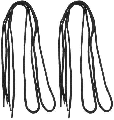 NOLITOY Cordones Negros para Botas de Alta Resistencia y Protección contra Chispas, Fibras Ignífugas y Fácil Reemplazo para Uso Diario y Trabajo Pesado