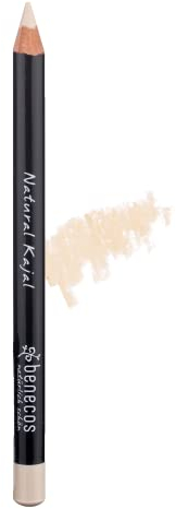Benecos - natural beauty 90801 - lápiz kajal - vegano - sin talco - blanco