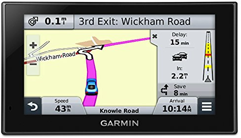 Garmin nuvi 2599LMT-D 5 Sat Nav with UK and Full Europe Maps, Free Lifetime Map Updates, Free Lifetime Digital Traffic Alerts and Bluetooth