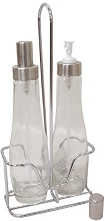 Juego ACEITERA VINAGRERA Aceite VINAGRE Convoy Ensalada ALIÑAR Cristal Curva EMBOLO Spray PULVERIZADOR ROCIADOR 280ML