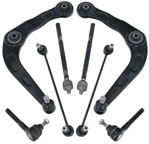 GEPCO Querlenker Satz Set Querlenkersatz 8-teilig Spurstangenendstück Stabilisator Vorne Vorderachse Spurstange links rechts unten kompatibel mit Peugeot 206 T3E CC SW